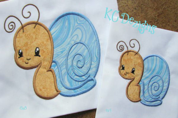 Baby Bug Snail Embroidery Design