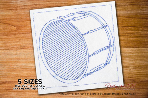 Bass Drum Redwork Review