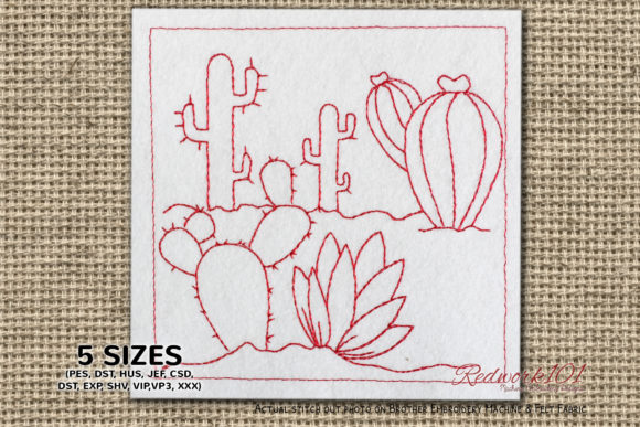 Desert Cactus Embroidery Review