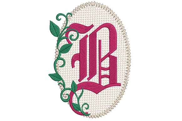 Olde English Monogram Letter B