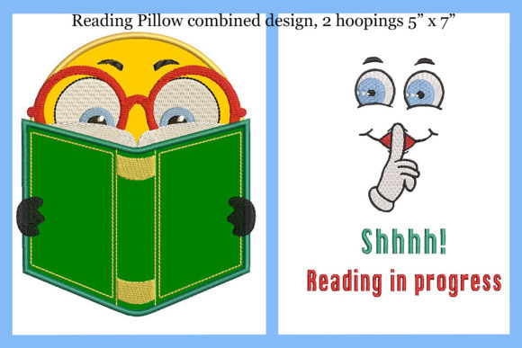 Reading Pillow 2 Combined Designs in One