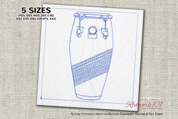 Review: Conga Drum Redwork