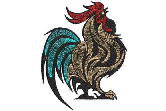 Rooster Embroidery Review