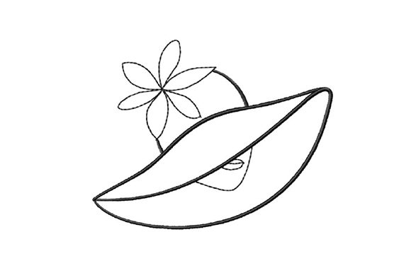 Woman Head in Hat